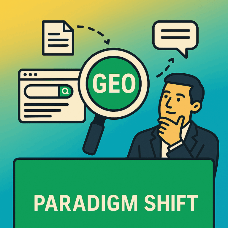 GEO：今、進行中の検索革命に、あなたは準備できていますか？